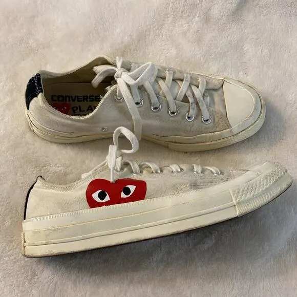 Comme des Garcons PLAY x Converse Hidden Heart Low Top Sneaker