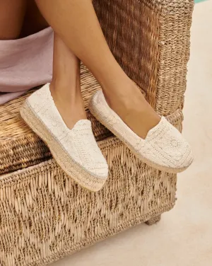 Cotton Crochet Double Sole Espadrilles Yucatán