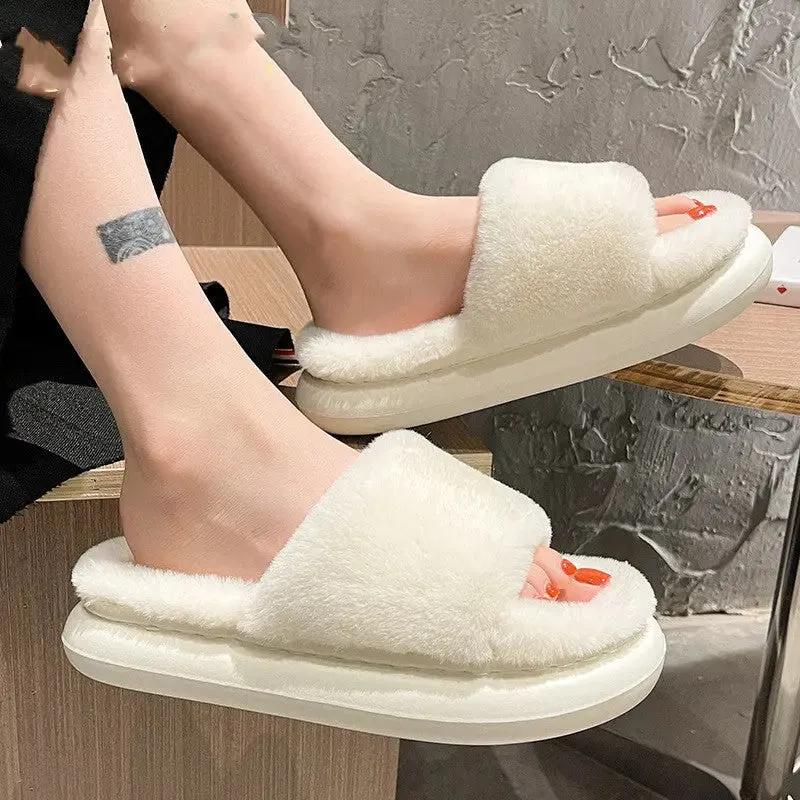 Cotton Linen Slippers Women