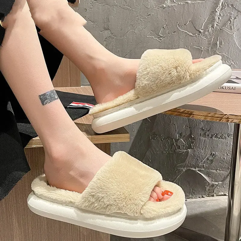 Cotton Linen Slippers Women