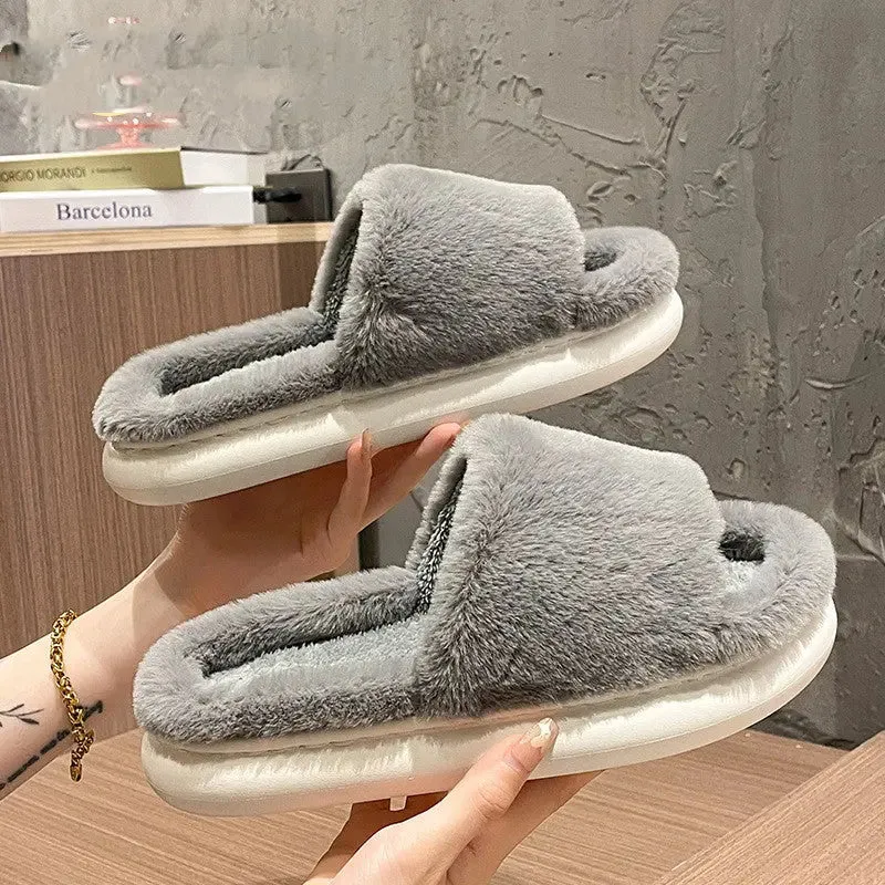 Cotton Linen Slippers Women