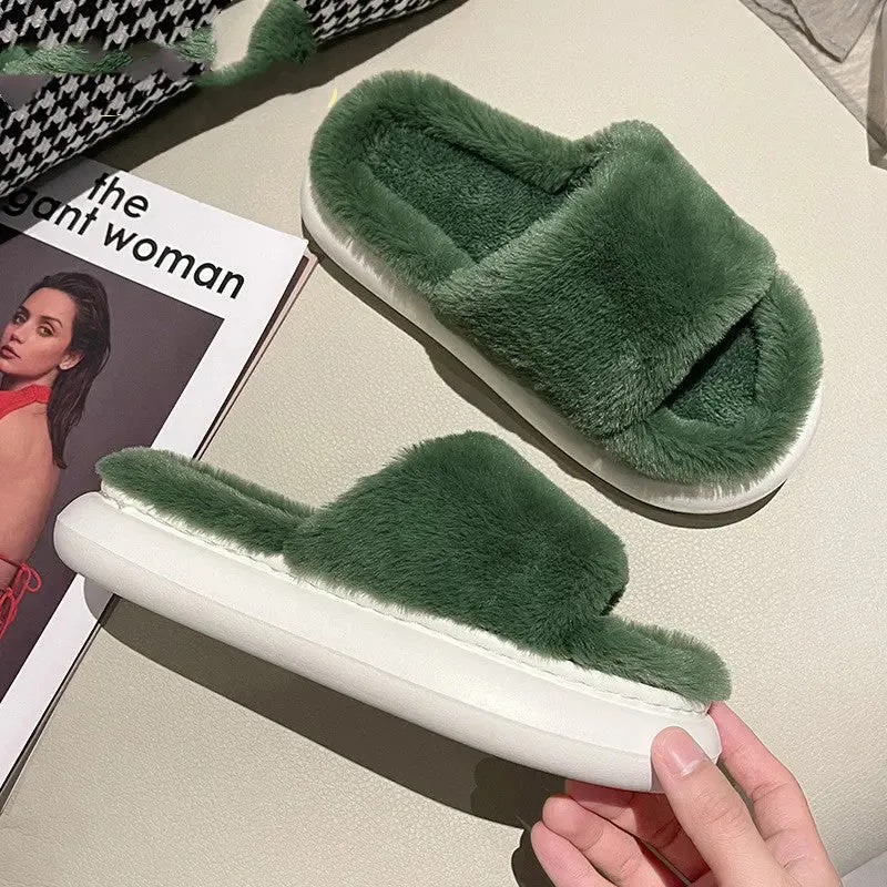 Cotton Linen Slippers Women