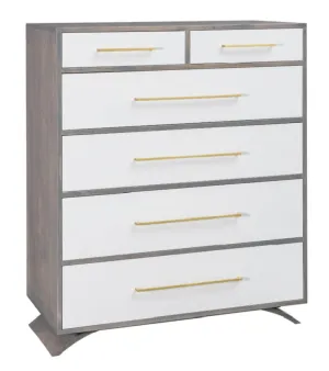 Covington - Amish Mid Century Modern Chest of Drawers (Quick-Ship / Ships in 2-4 weeks)