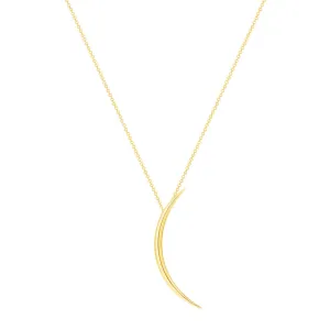Crescent Moon Pendant Necklace