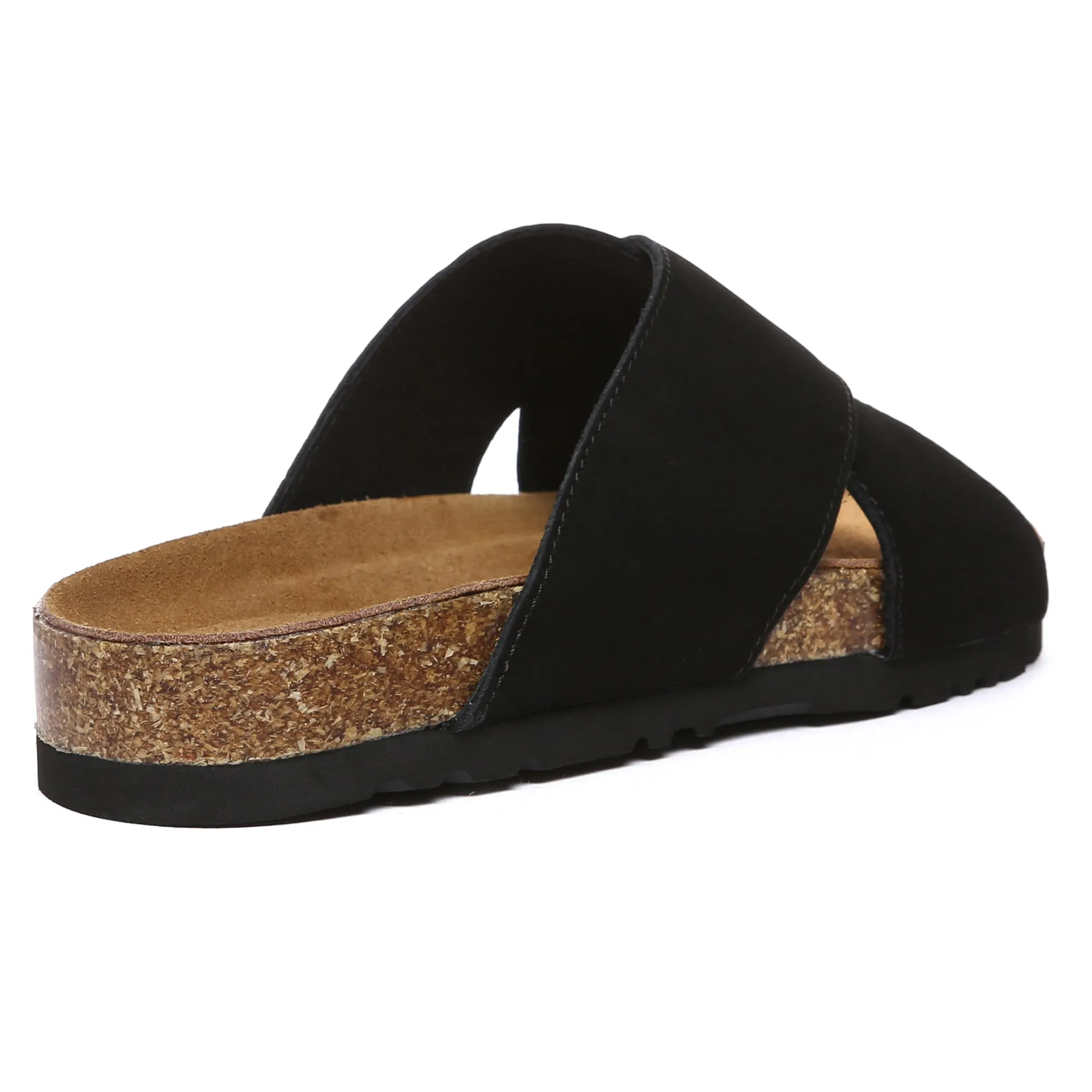Crossover Summer Leather Slides