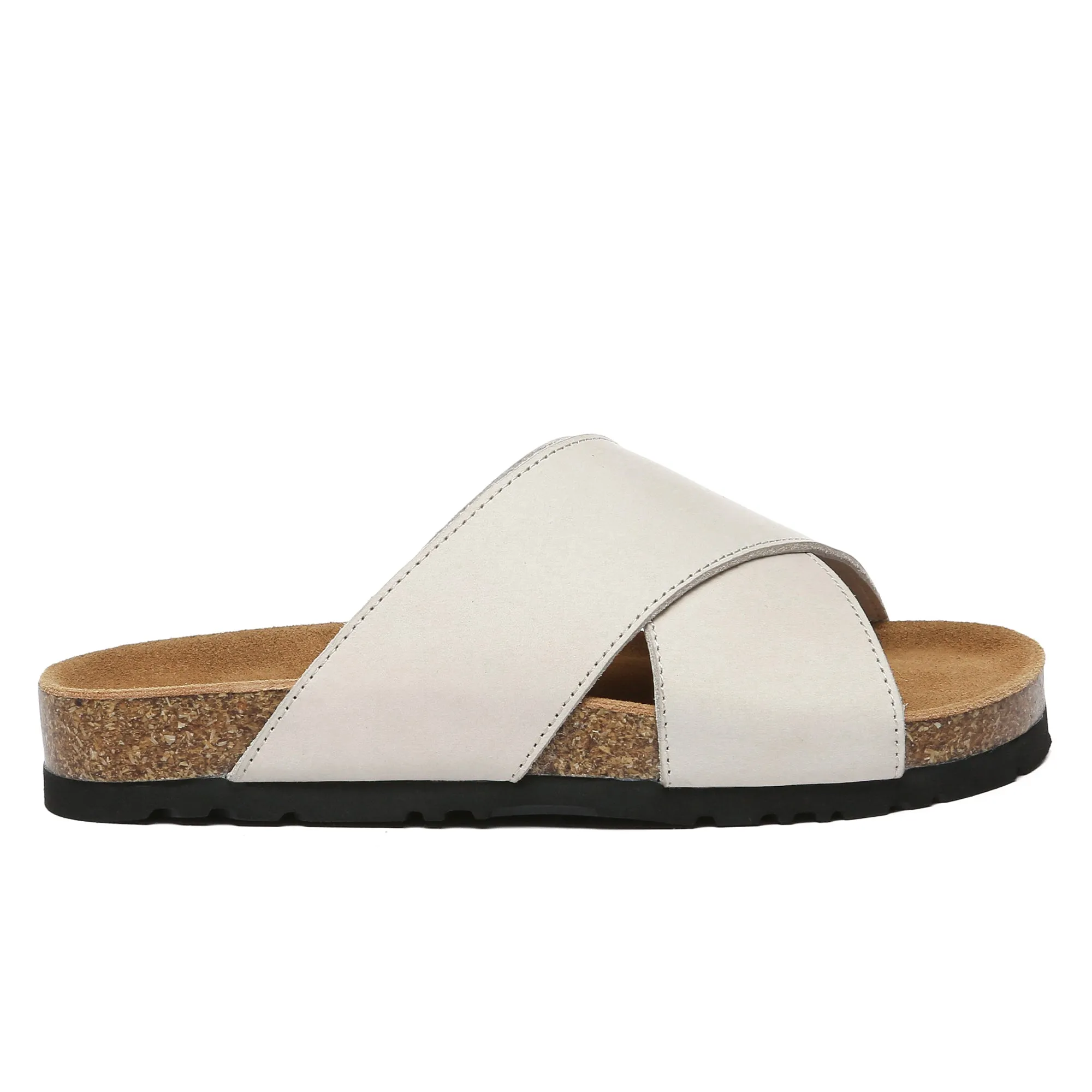 Crossover Summer Leather Slides