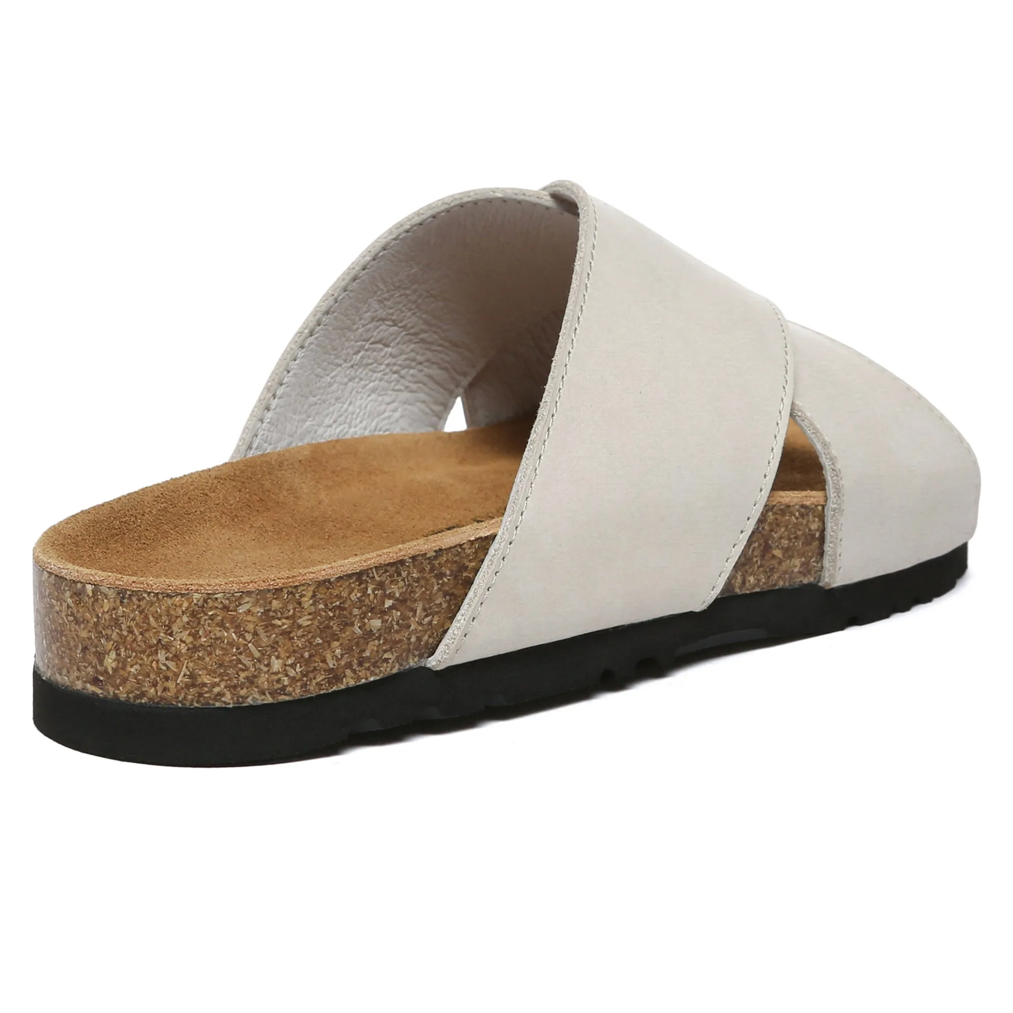 Crossover Summer Leather Slides