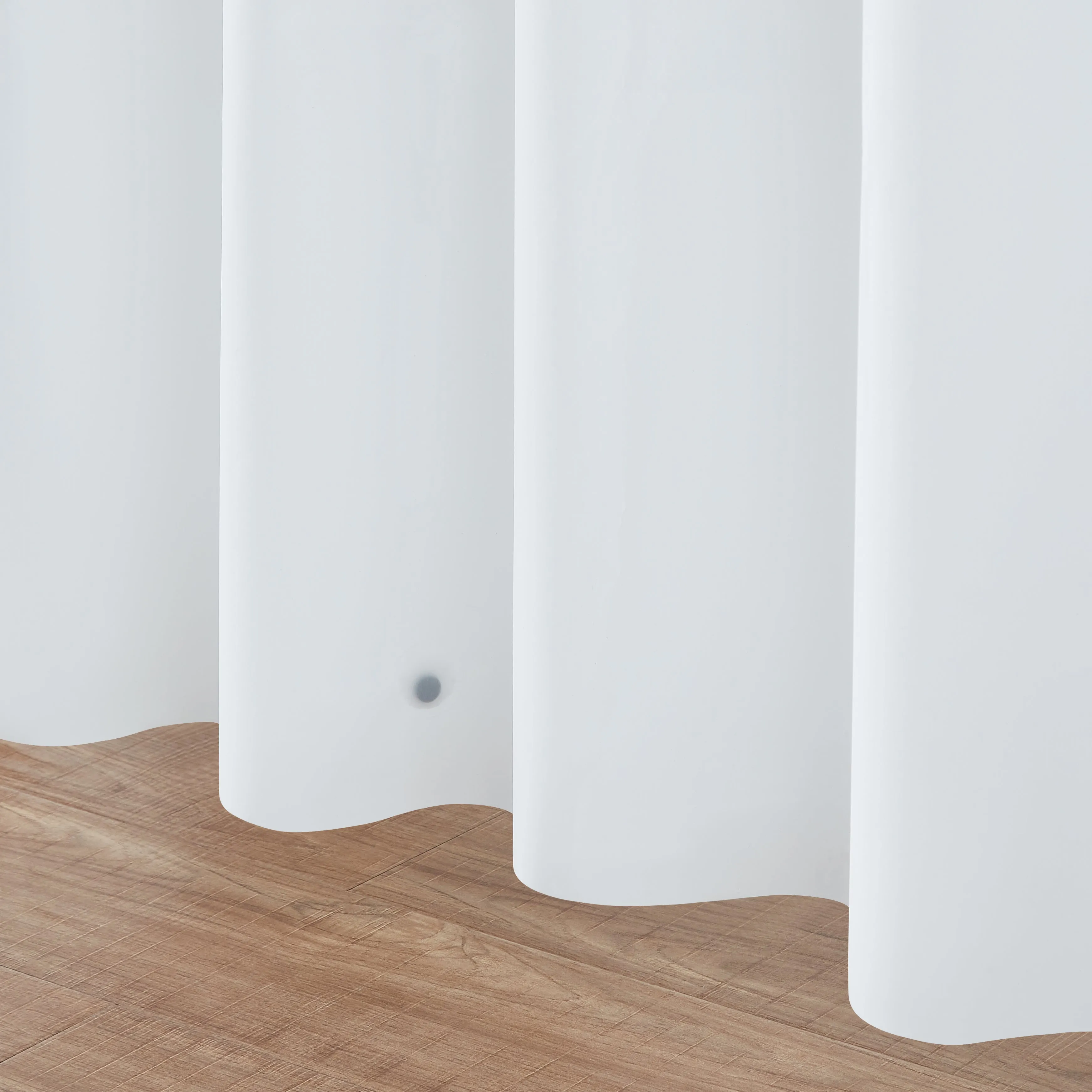 Dainty Home Heavy Weight Shower Curtain Liner With Magnetized Hem