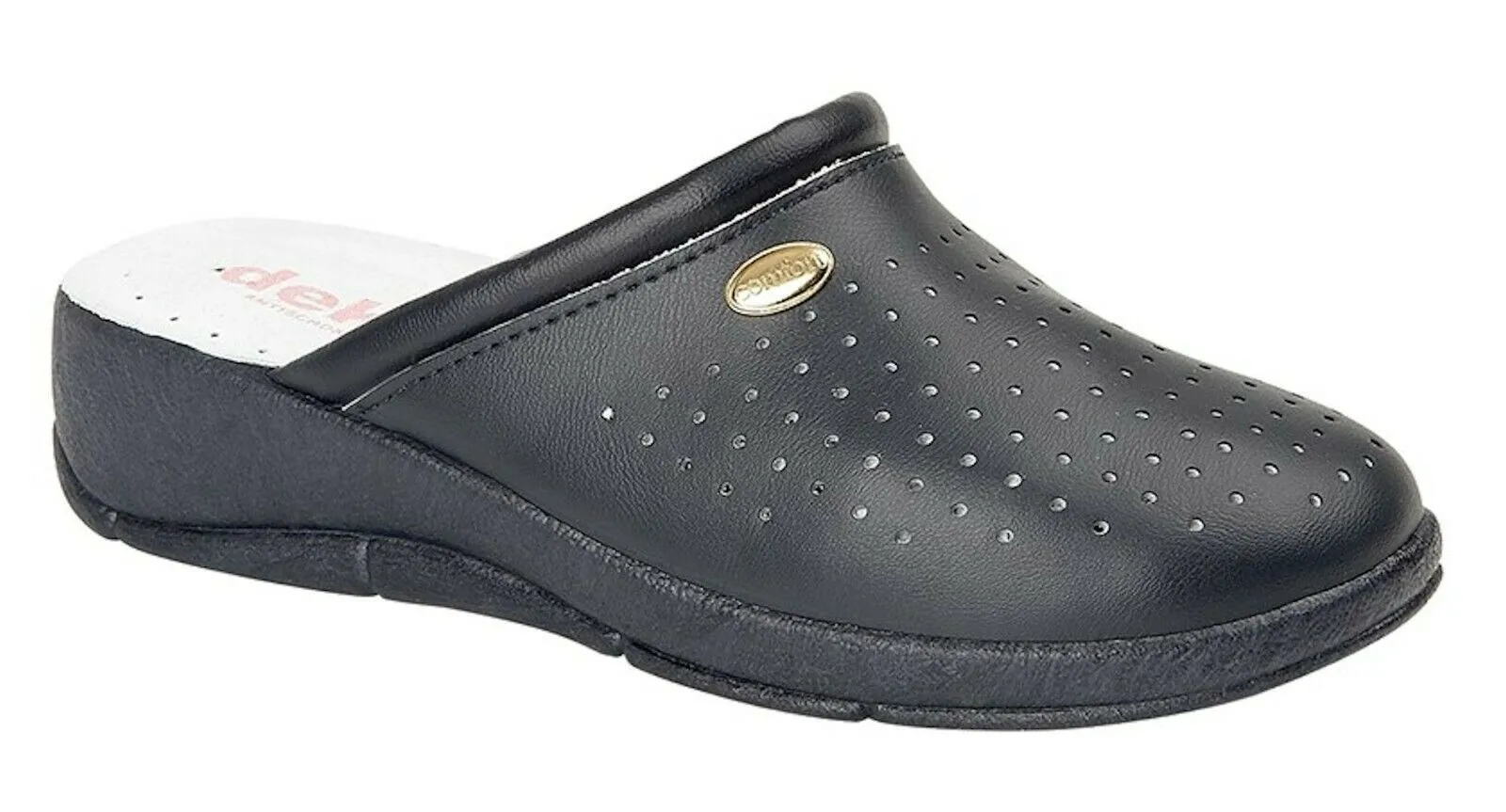 DEK L128 Pantoletten-Sandalen für Damen, weite Passform