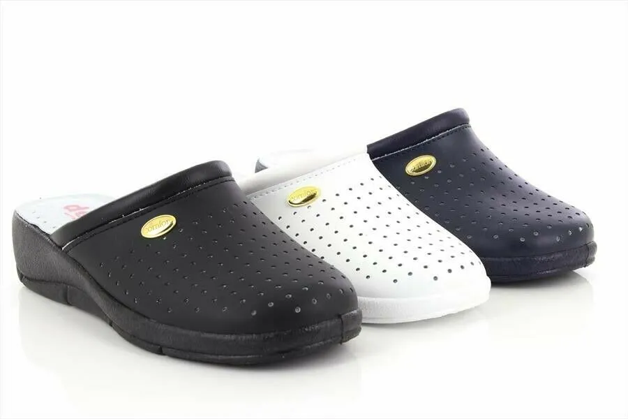 DEK L128 Pantoletten-Sandalen für Damen, weite Passform