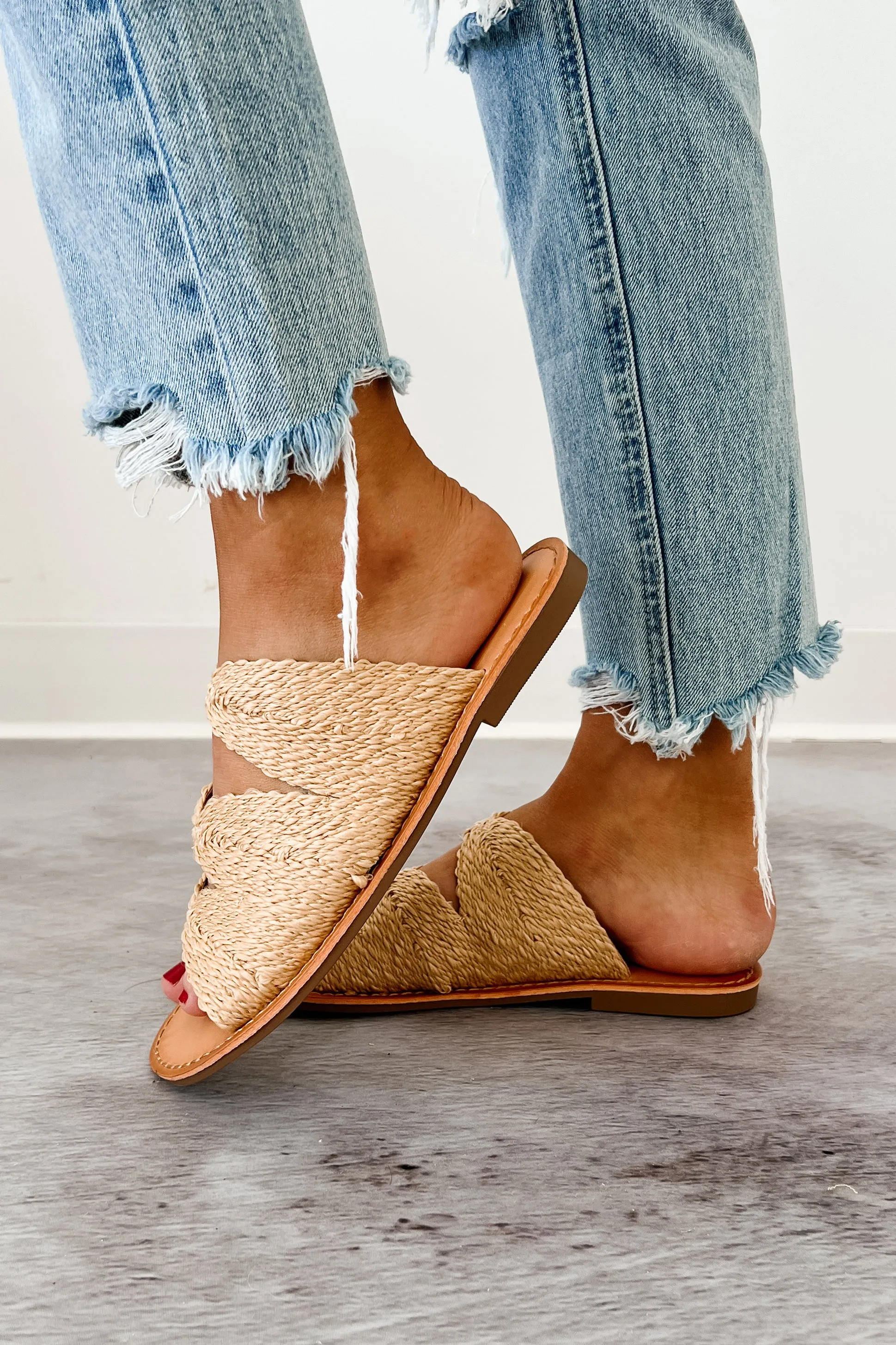 Desert Mirage Espadrille Strap Sandal (Tan)