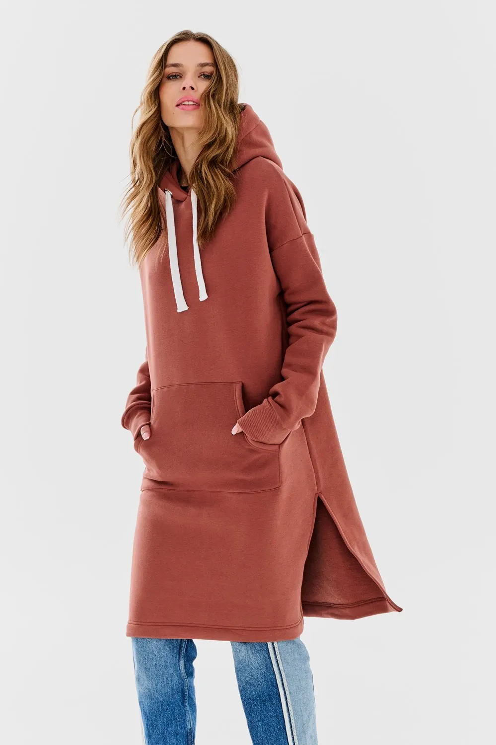 Desert Sands longline hoodie