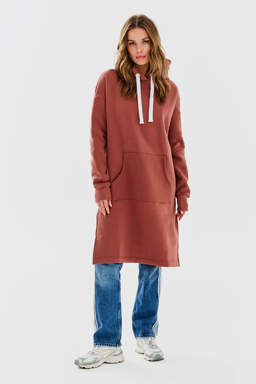 Desert Sands longline hoodie