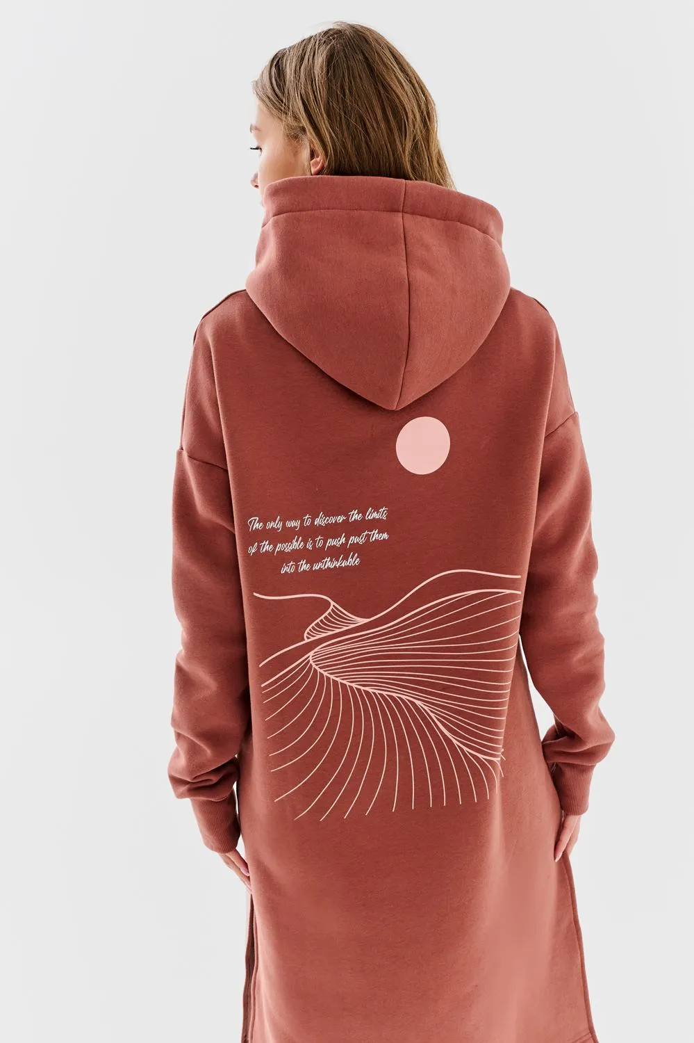 Desert Sands longline hoodie