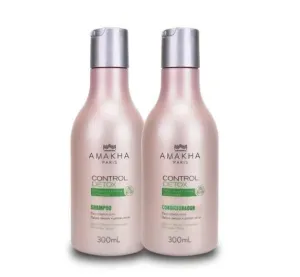 Detox Maintenance Oily Hair Revitalizating Home Care Kit 2x300ml - Amakha