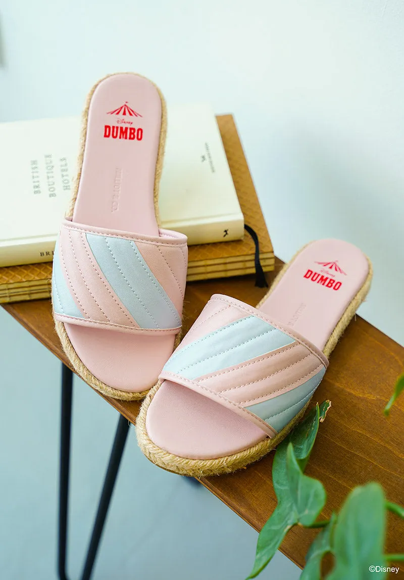 Disney Dumbo The Fabulous Open Toe Slip Ons & Espadrilles (Pink)