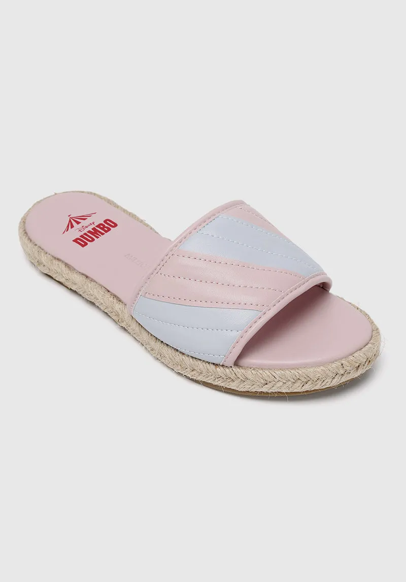 Disney Dumbo The Fabulous Open Toe Slip Ons & Espadrilles (Pink)