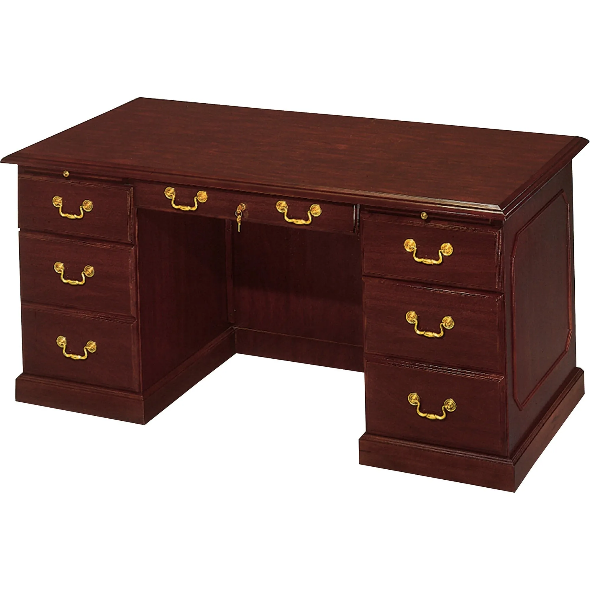 DMi Governor's Collection Mahogany Furniture Pedestal Desk