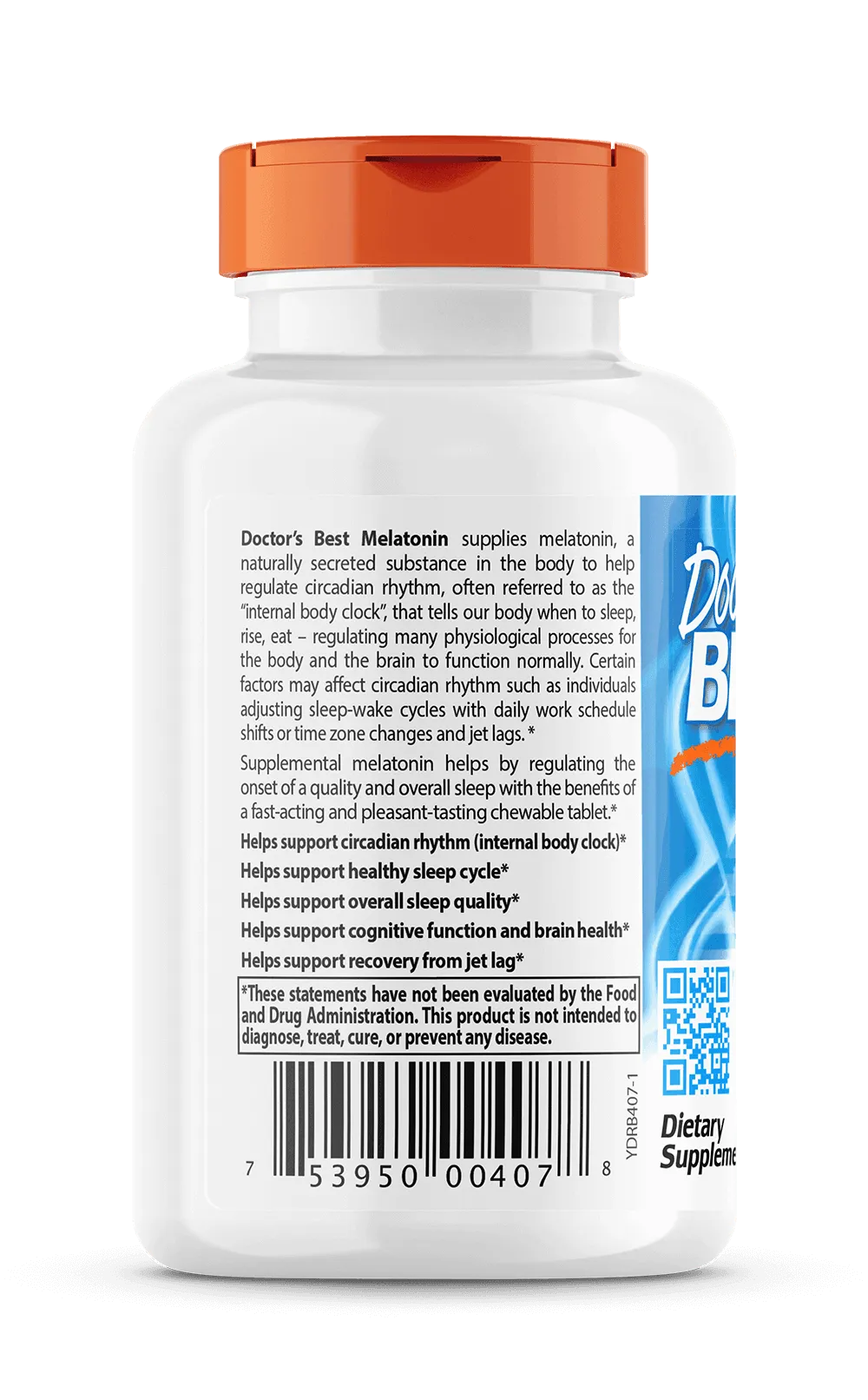 Doctor's Best Melatonin 5mg, 120 tabs