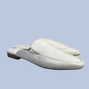 Dolce Vita Halee Light white Raffia Mule Size 8 Wide new