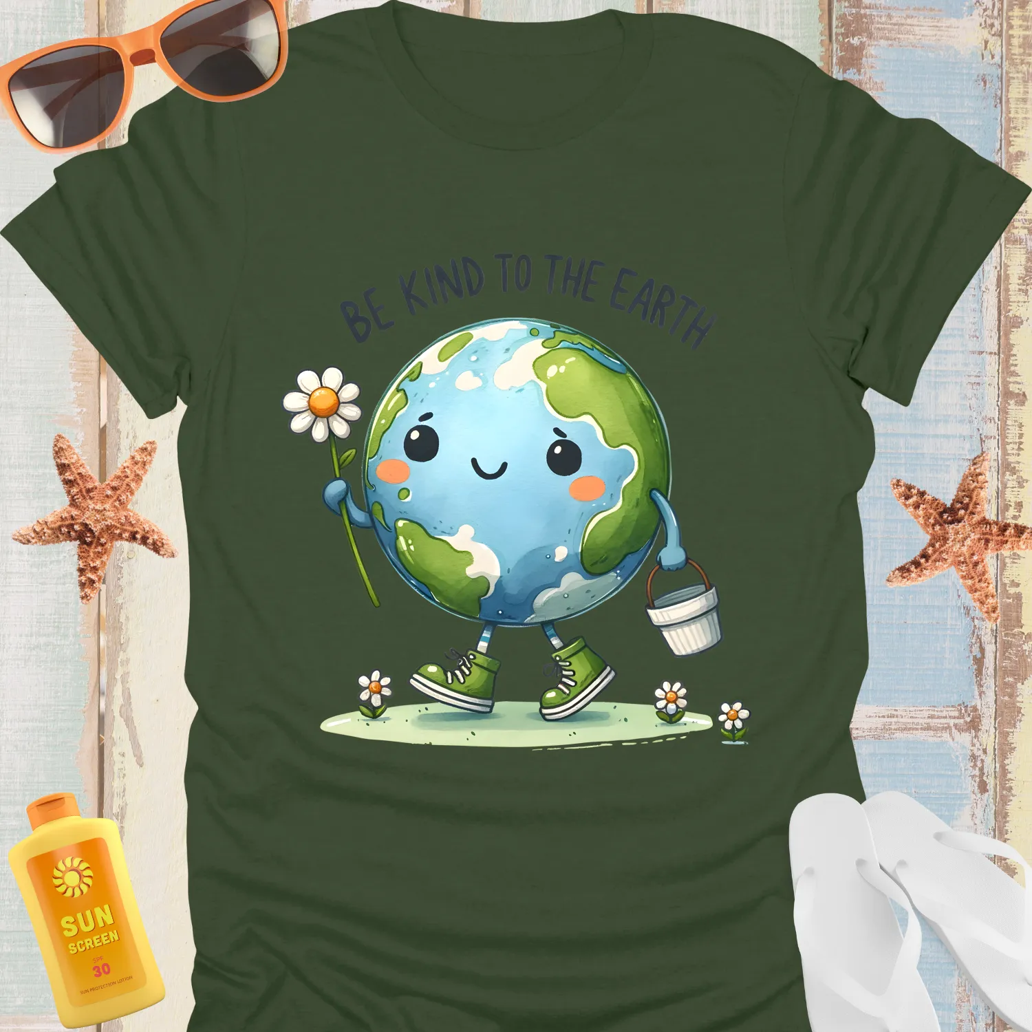 Eco-Friendly Be Kind To The Earth T-Shirt For Nature Lovers