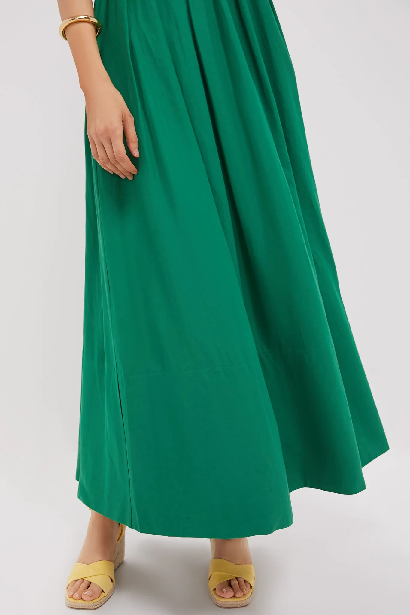 Exclusive Green Fish Top Maxi Dress