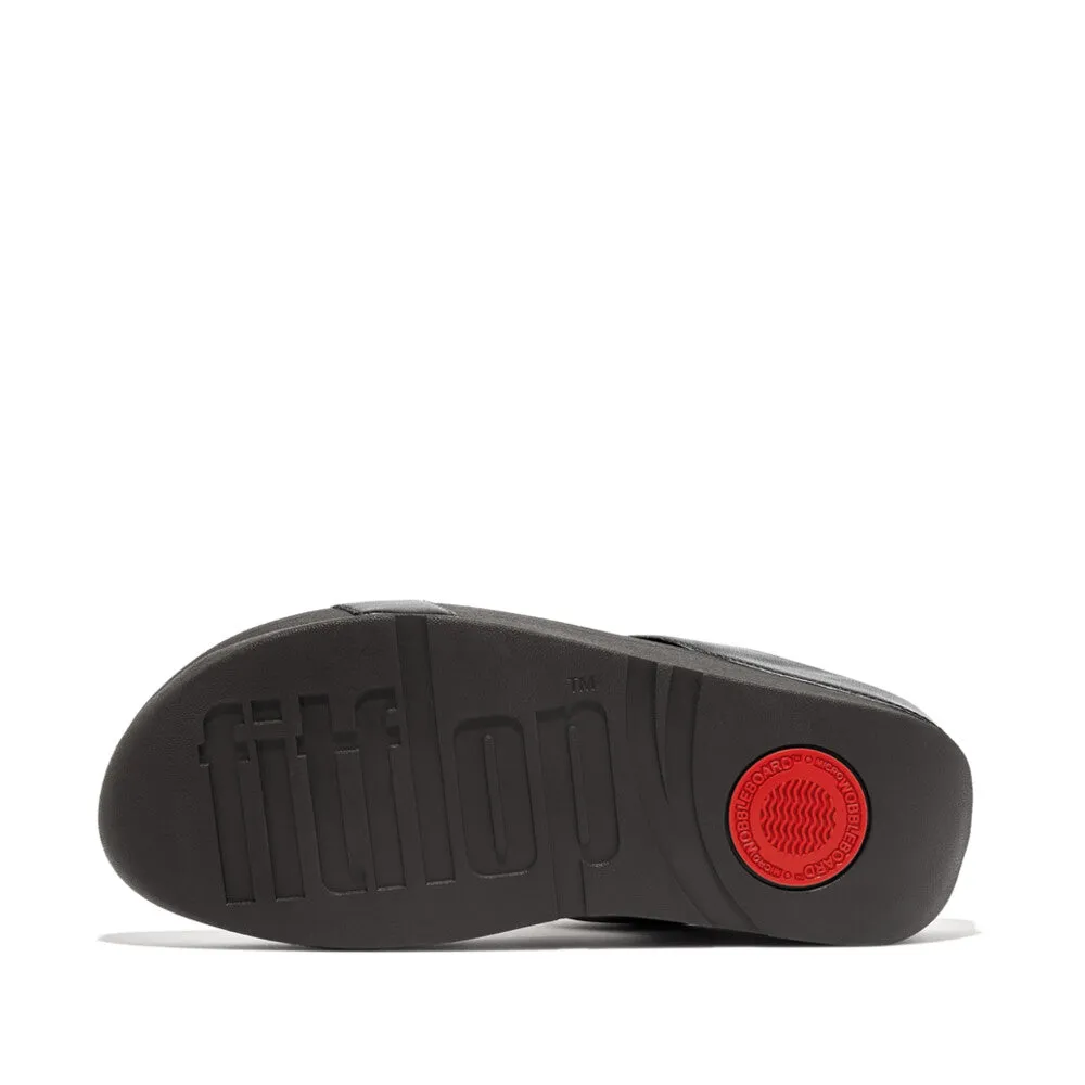 FitFlop Halo Bead-Circle Metallic H-Bar Slides