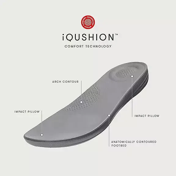 FitFlop IQUSHION Mens Two-Bar Buckle Slides