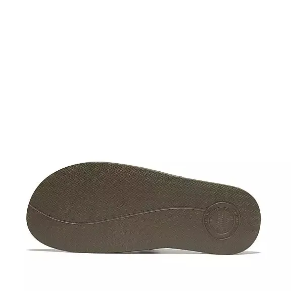 FitFlop IQUSHION Mens Two-Bar Buckle Slides