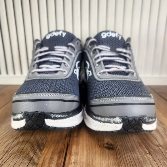 GDEFY Gravity Defyer Mighty Walk Men's 9 M Gray Athletic Walking Sneakers Shoes