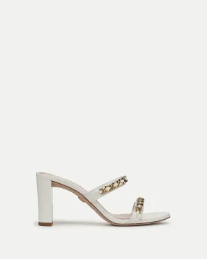 Gretchen Chain-Link Sandal - Parchment