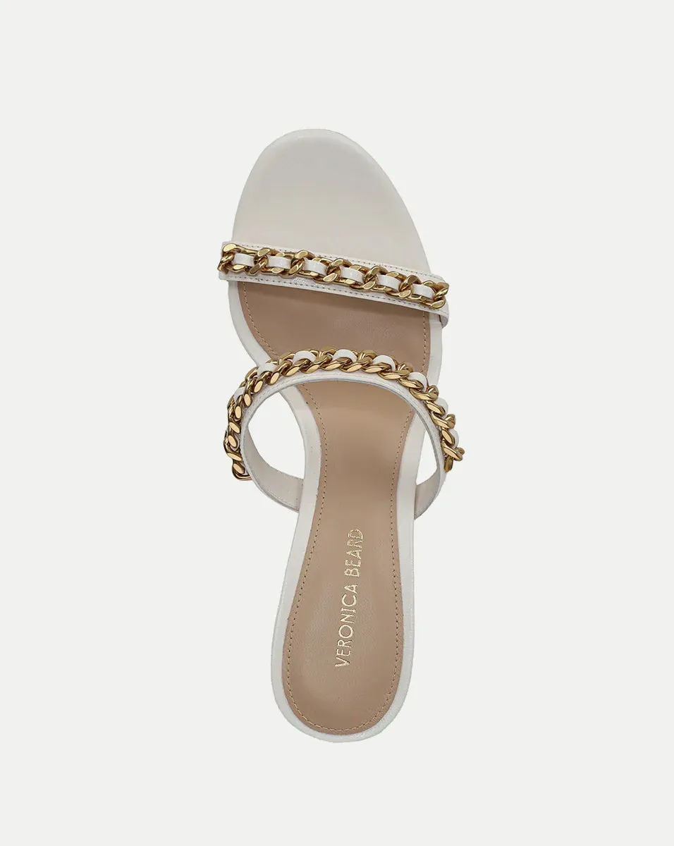 Gretchen Chain-Link Sandal - Parchment
