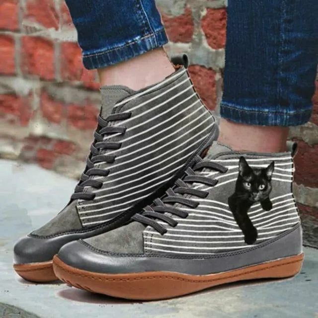 GS Cat Walk | Leuke sneakers met katten print voor dames