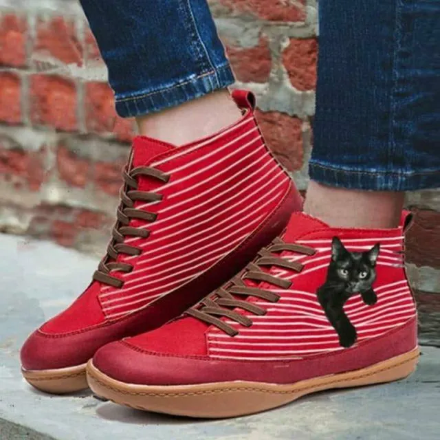 GS Cat Walk | Leuke sneakers met katten print voor dames