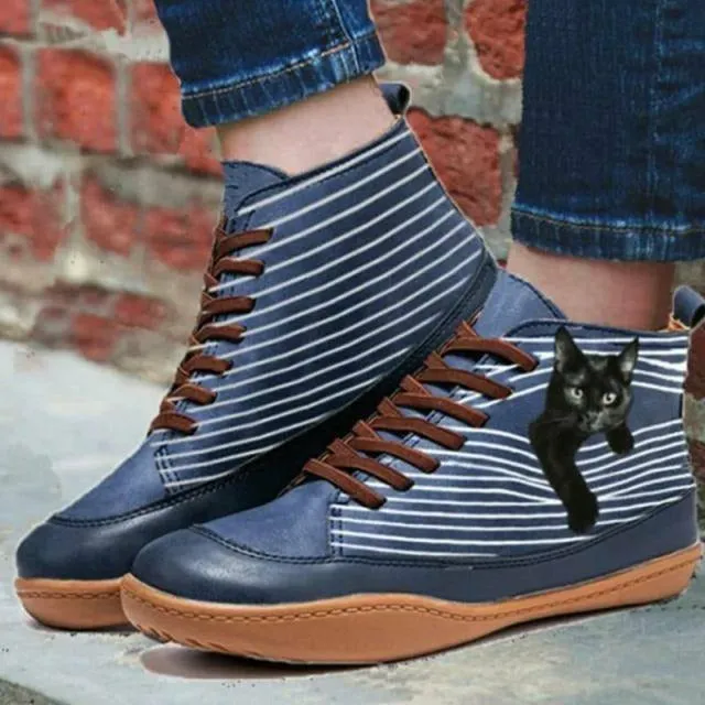 GS Cat Walk | Leuke sneakers met katten print voor dames