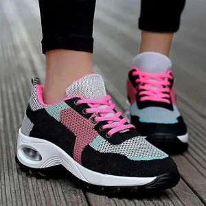 GS Ultra Walk Air | Sportieve sneakers met dempende zool en color block print voor dames