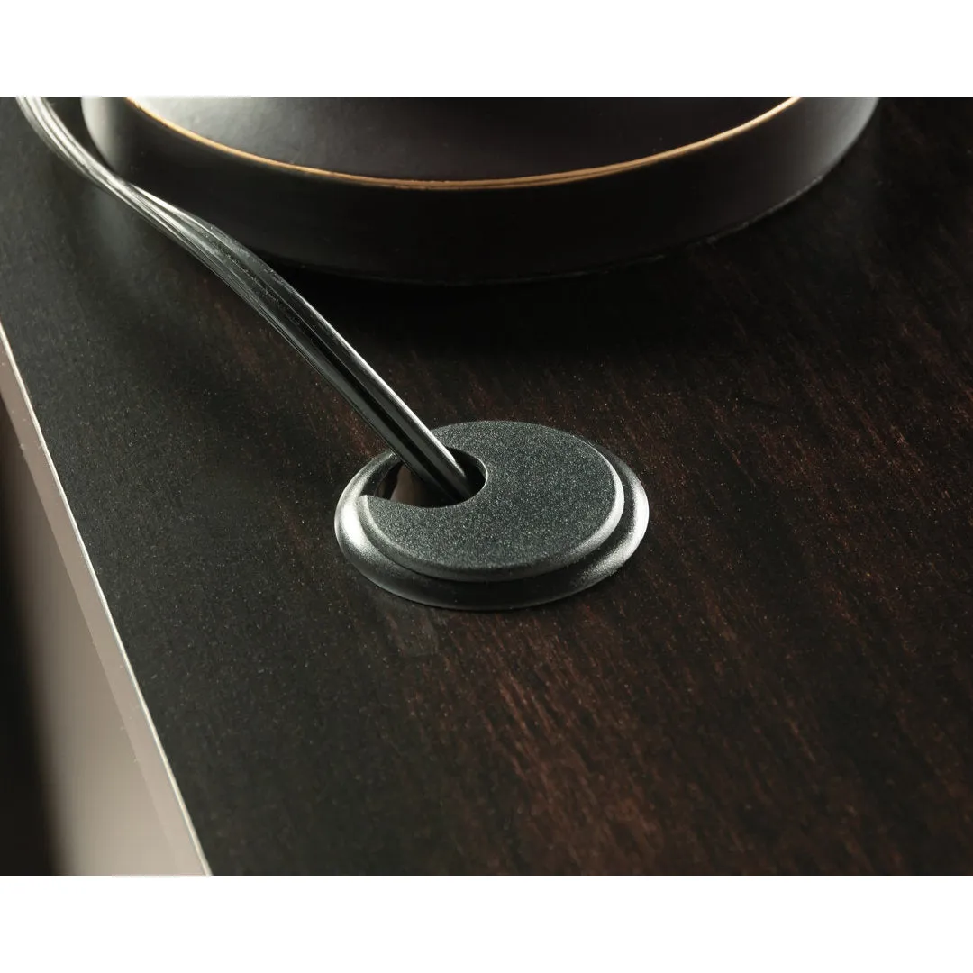 Gunalda L-Shape Executive Desk Red Barrel Studio® Color: Estate Black