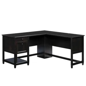 Gunalda L-Shape Executive Desk Red Barrel Studio® Color: Estate Black