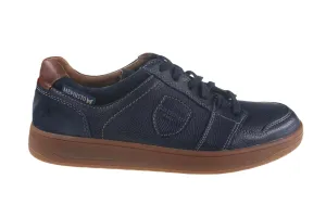 'Hugh' men's lace-up sneaker - Blue
