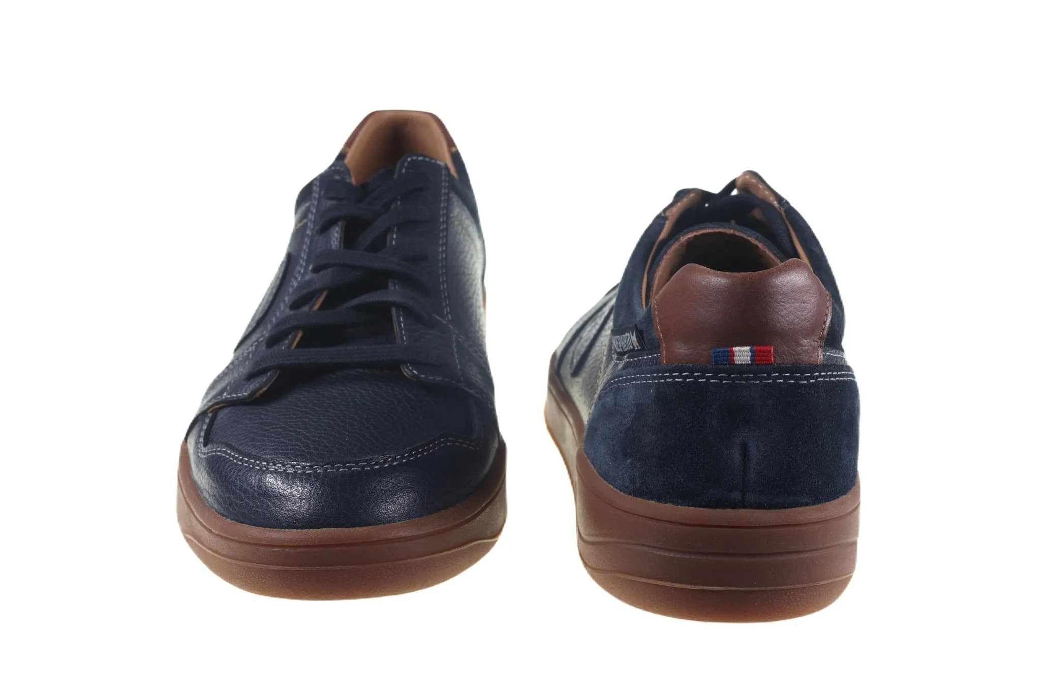 'Hugh' men's lace-up sneaker - Blue