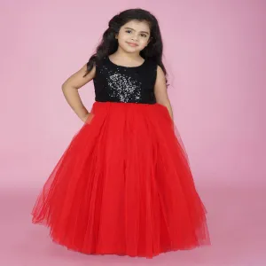 Indian Party Dress For Kids Online In Blackred