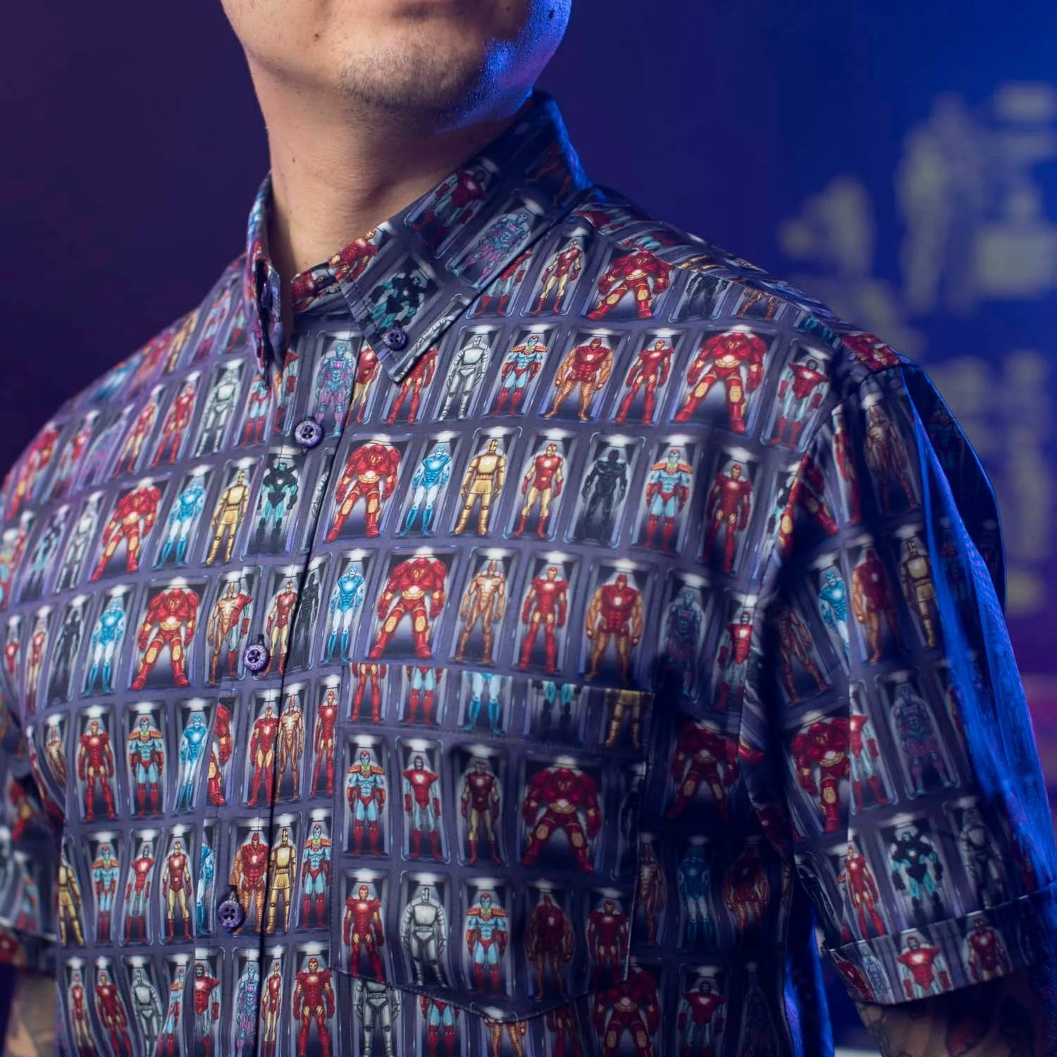 Iron Man “Hall of Armor” – KUNUFLEX Short Sleeve Shirt