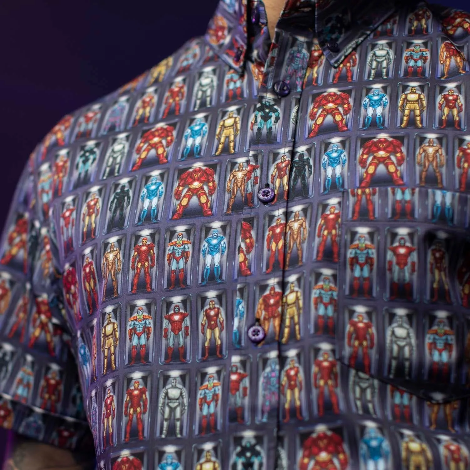 Iron Man “Hall of Armor” – KUNUFLEX Short Sleeve Shirt
