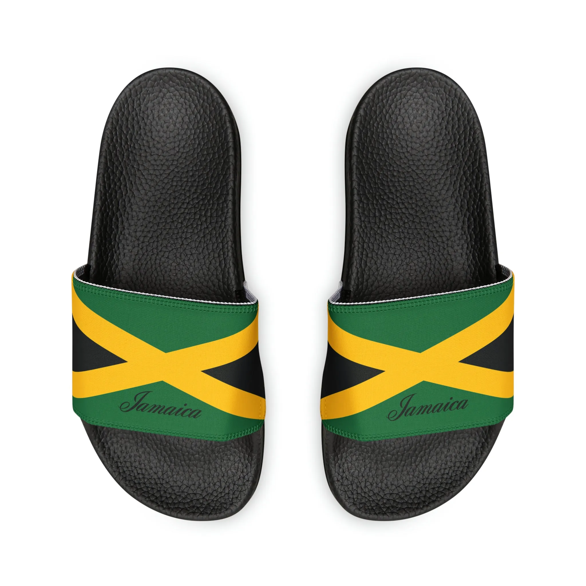 Jamaica Flag Slides with Interchangeable Straps