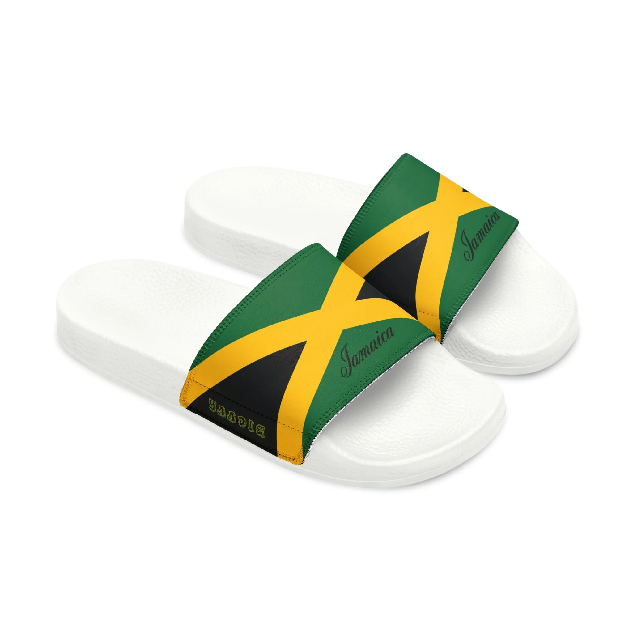 Jamaica Flag Slides with Interchangeable Straps