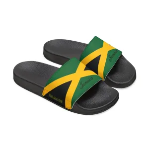 Jamaica Flag Slides with Interchangeable Straps
