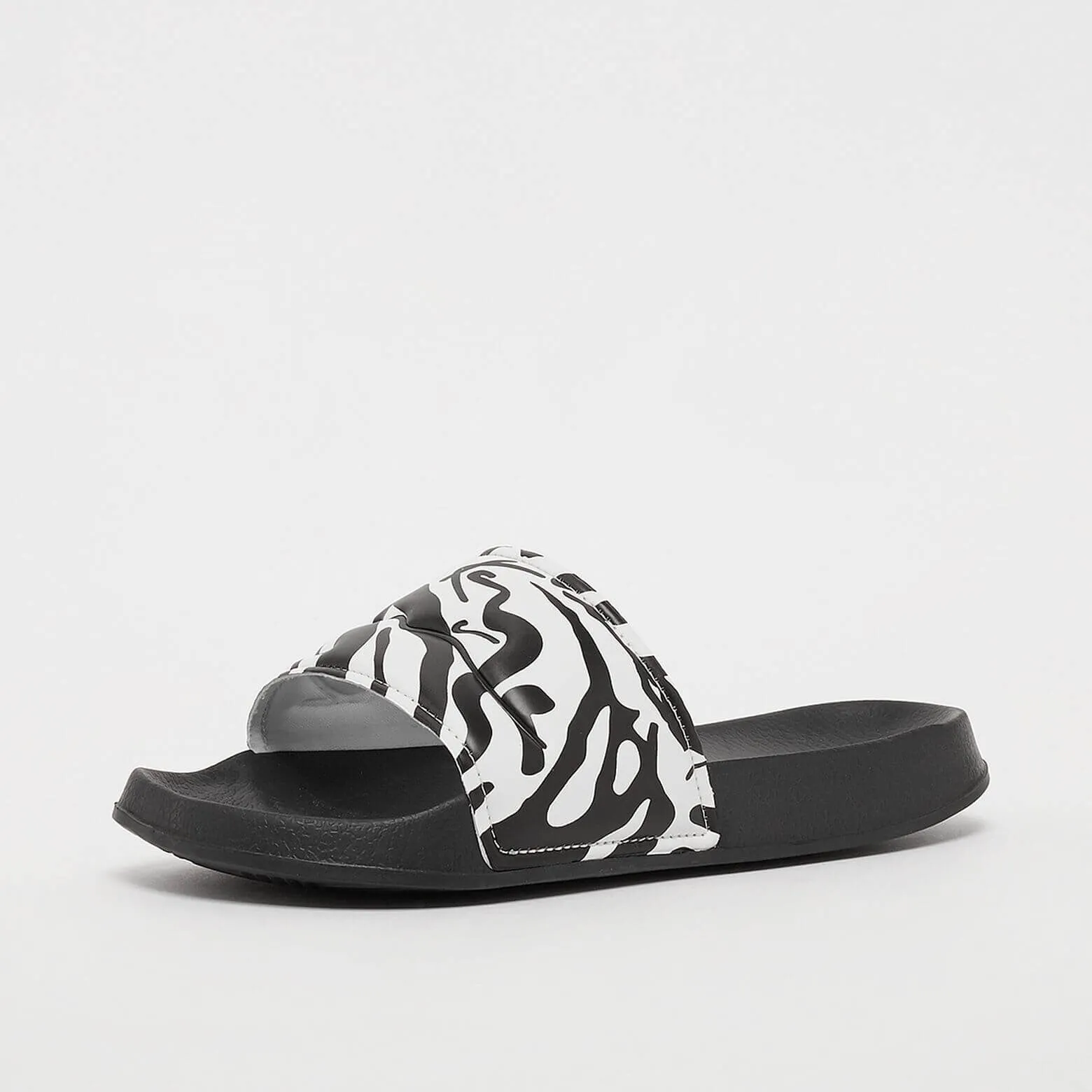 Karl Kani Signature Zebra Pool Slides black/white