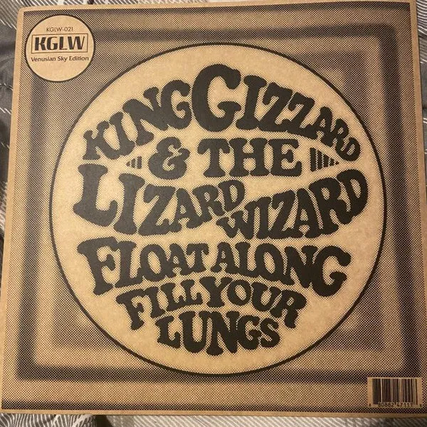 King Gizzard & The Lizard Wizard – Float Along - Fill Your Lungs "Venusian Sky" Blue/White/Black Color Vinyl LP Record