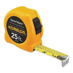 Komelon USA Speed Mark Tapes, 25 ft x 1 in, Inch, SM3925