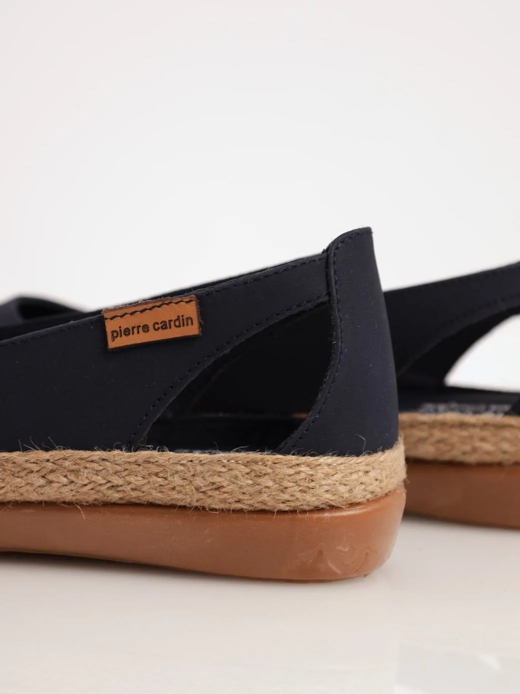 Ladies Cut Out Espadrille Pump - Navy